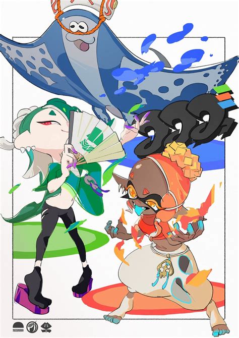 deep cut splatoon fanart|splatoon 3 deep cut splatfest.